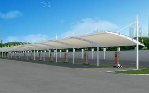 延边膜结构停车棚