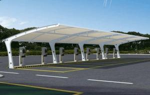 延边膜结构停车棚